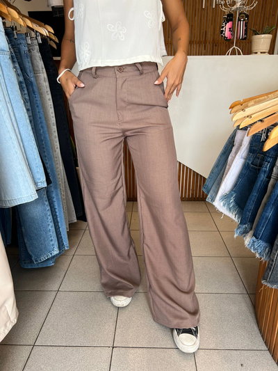 Sastrero ancho mocca