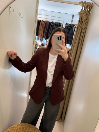 blazer bordo