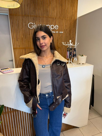 CAMPERA GAMULAN MARRON