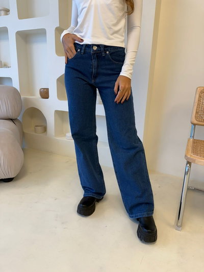 JEAN WIDE LEG AZUL