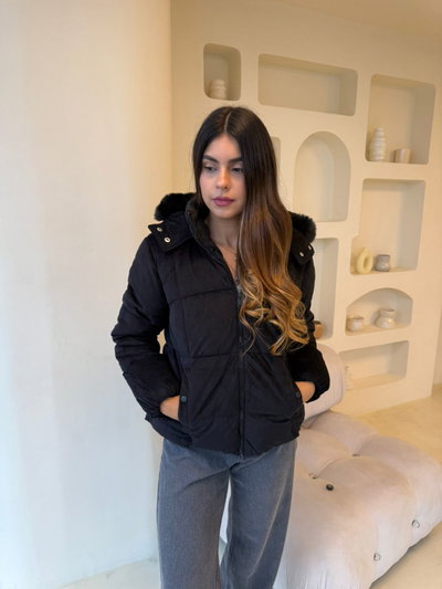 CAMPERA PIEL NEGRA