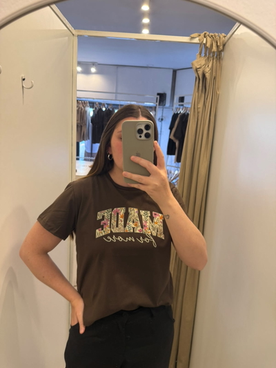 Remera made marron