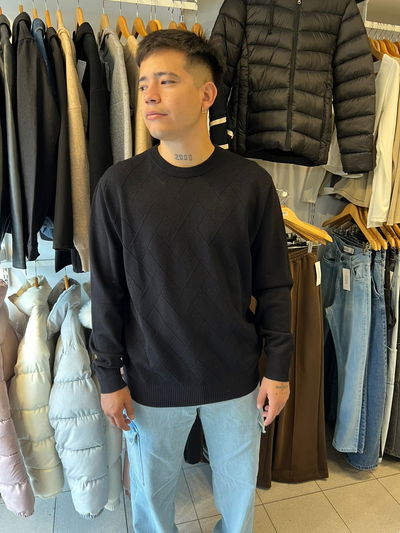 Sweatter liso negro
