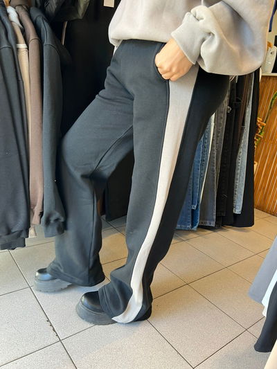 Jogging combinado c/ beige