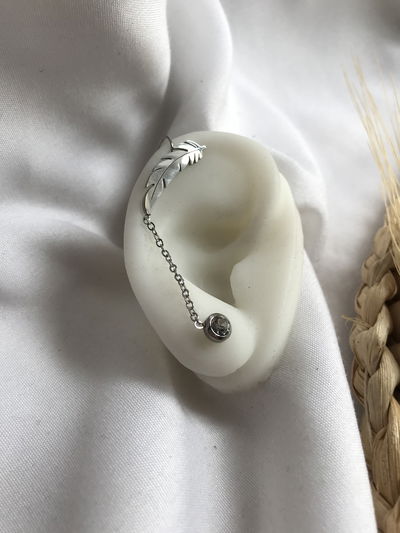 Cuff hoja con Cadena y cubic