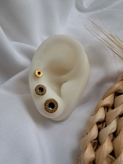 Aros dorados Bvlgari