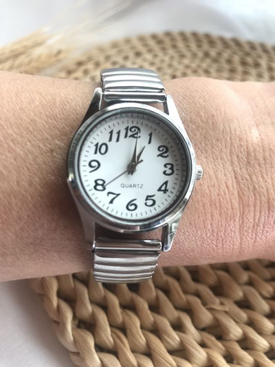 Reloj malla elastizada
