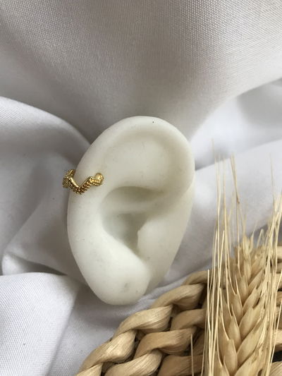 Ear Cuff dorado Snake