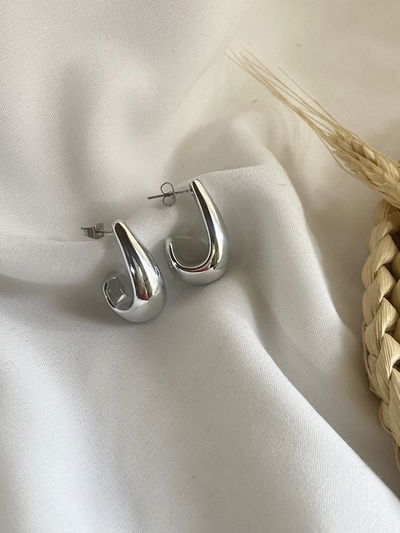Argollas semi gota