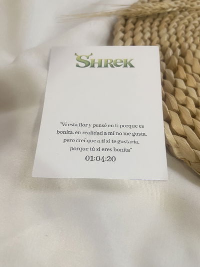 Tarjeta Shrek