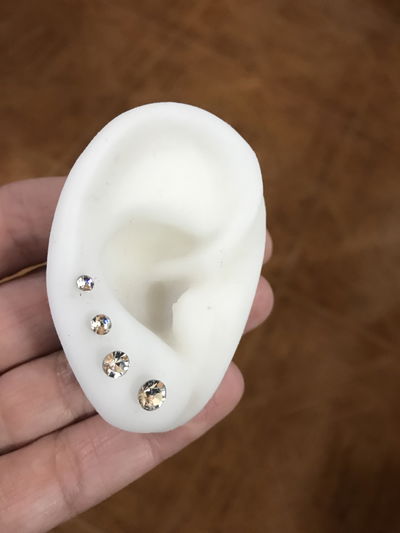 Aro punto cubic (elegir tamaño) Precio por par