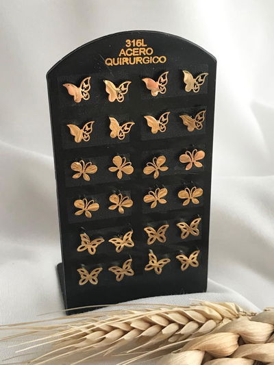 Aro dorado mariposita (elegi modelo)