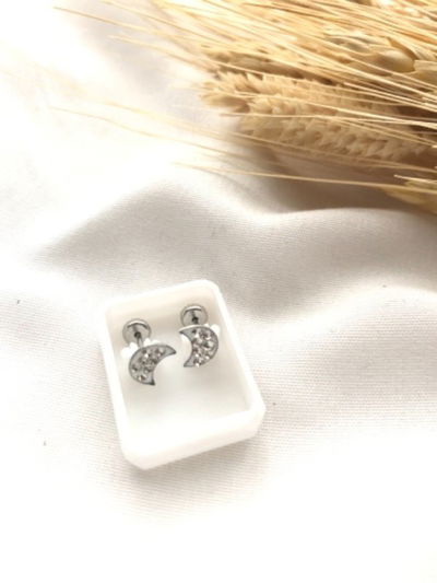 Abridor luna strass blanco