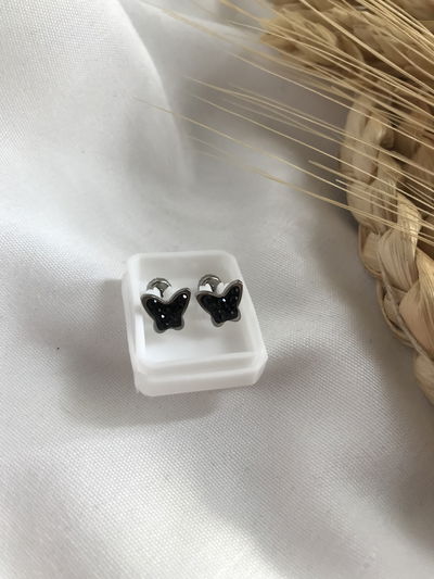 Abridor mariposita negra strass