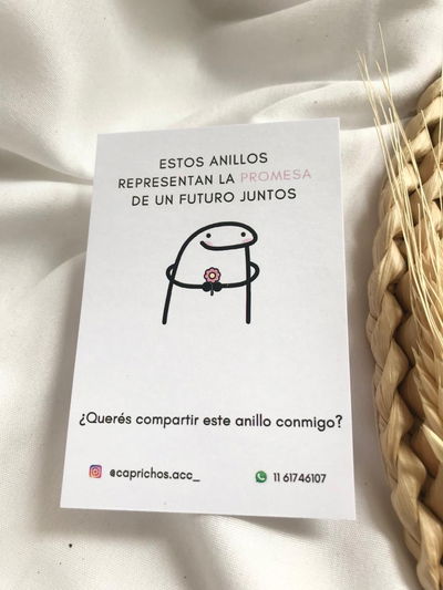 Tarjeta promesa para el y ella