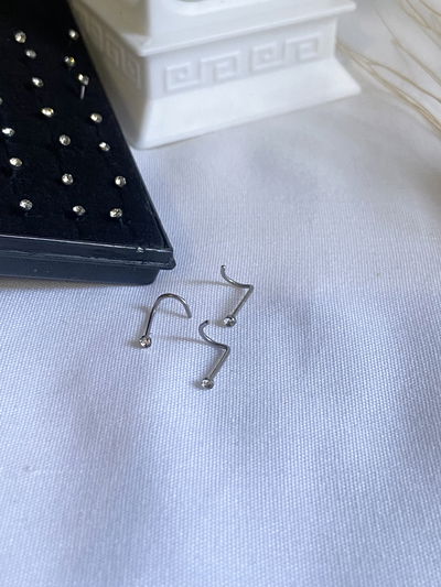 Piercing rulito strass x 3 unidades 