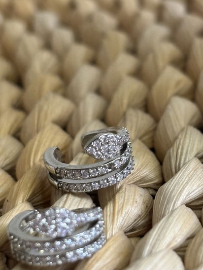 Cuff serpiente strass falla