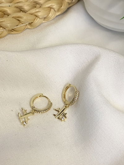 Argollitas doradas viajera