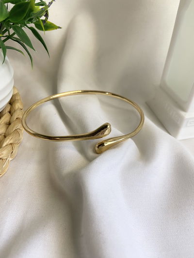 Brazalete dorado mini snake