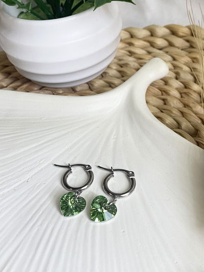 Argollitas corazon ( con falla)