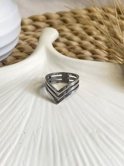 Anillo triple V con falla