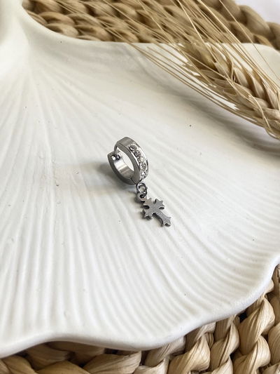 Argolla cubana c/cruz (precio por unidad)