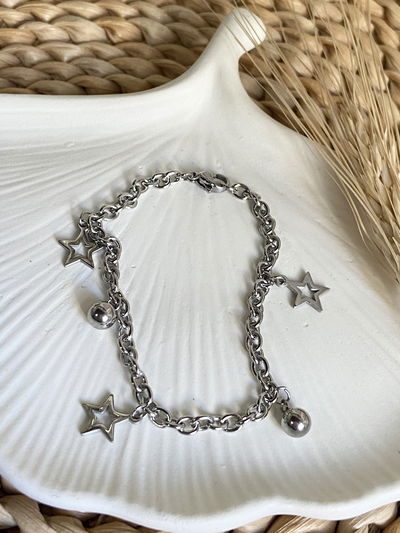 Pulsera estrellas y bolitas