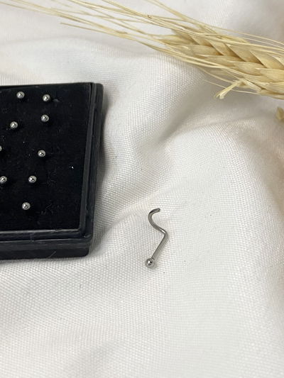 Piercing nostril rulito punto ( precio por 2 unidades)