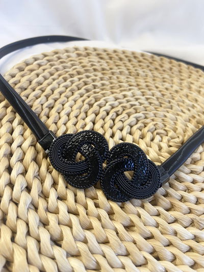 Cinto negro elastizado