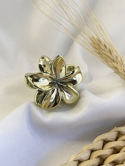 Broche dorado para el pelo