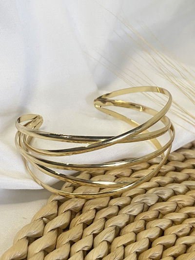 Brazalete dorado multiple