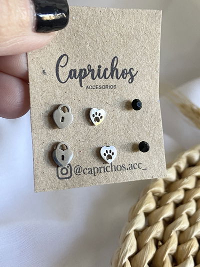 Set aros por 3 pares (A)