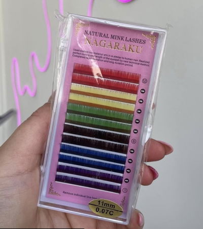 Mix pestañas NAGARAKU de colores