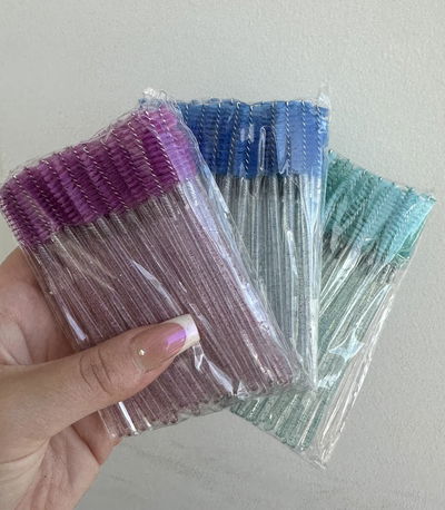 Cepillitos de cejas y pestañas Glitter