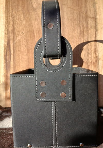 Matera 100% Cuero doble bordado