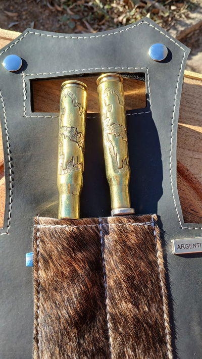 Funda CUERO VACA + TABLA + ARTESANALES DE VAINA