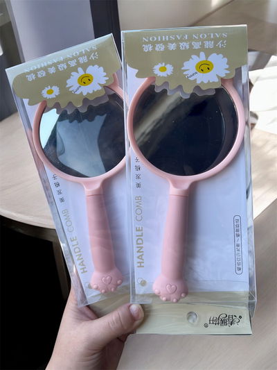 Espejo con Mango de patita de gato