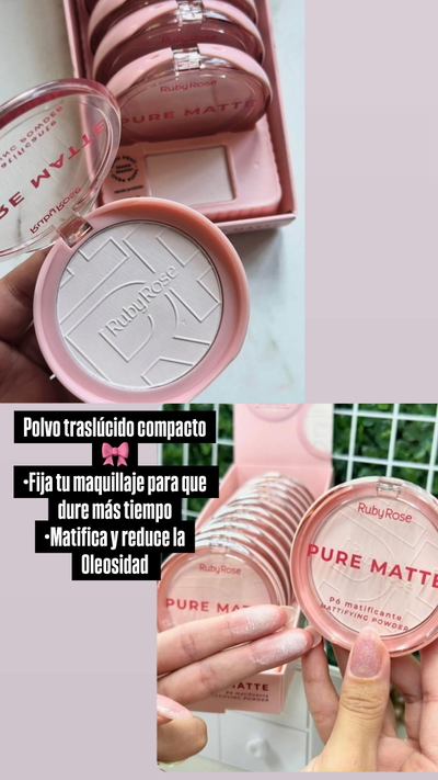 Polvo traslúcido compacto de Ruby Rose