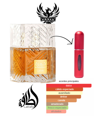 Decant Recargable - Khamrah 5 Ml