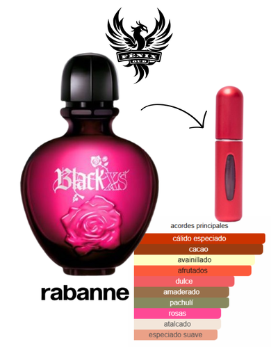 Perfumero recargable - Black XS 5ML