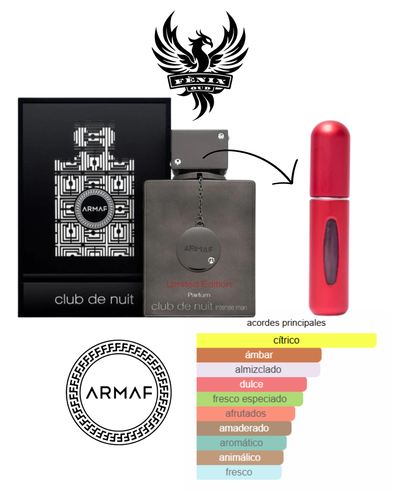 Decant recargable - Club de nuit limites edition PARFUM- 5ml