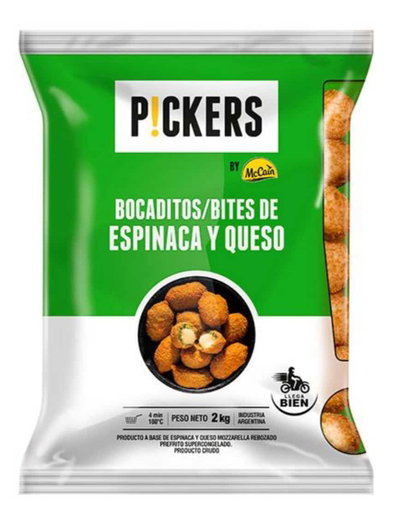 Bocaditos de Espinaca y Queso 2kg