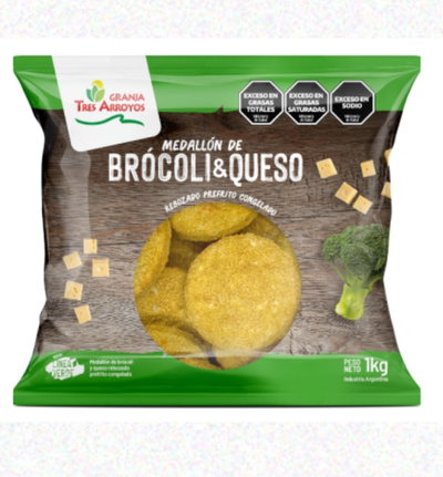 Medallon de Brocoli y Queso 1kg