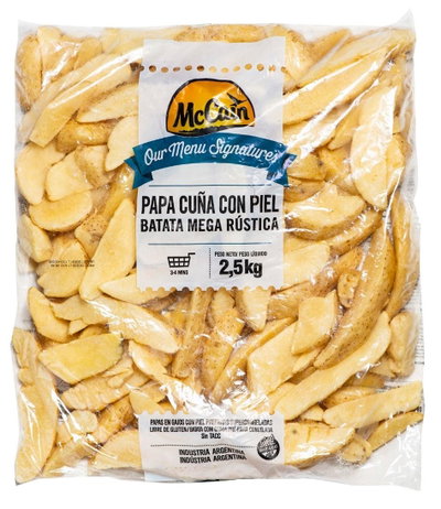 Papas cuñas 2.5kg