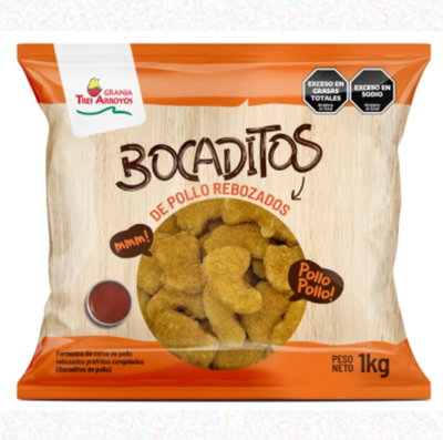 Bocaditos de Pollo rebozados 1kg