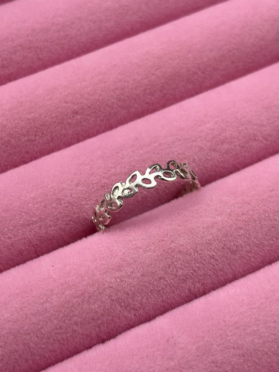 Anillo hojas
