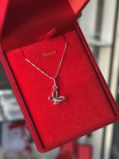 Cadena con mariposa