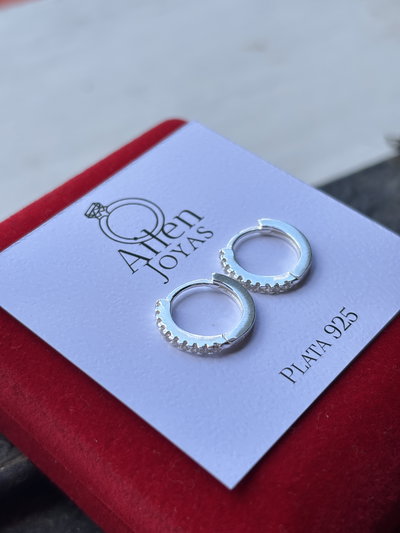 Argollas shine 14 mm