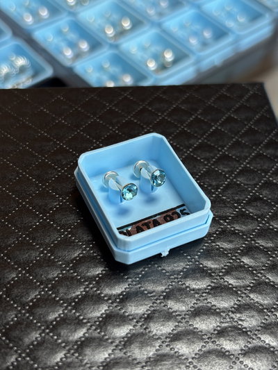 Abridores redondo mini turquesa 