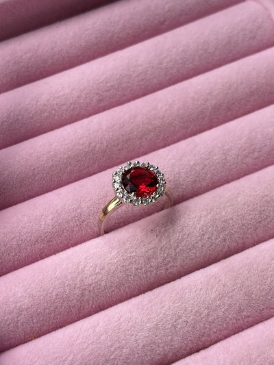 Cintillo princesa rojo 